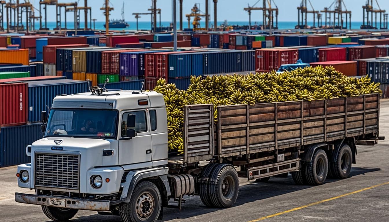 Logistique de transport et d'export de produits agricoles